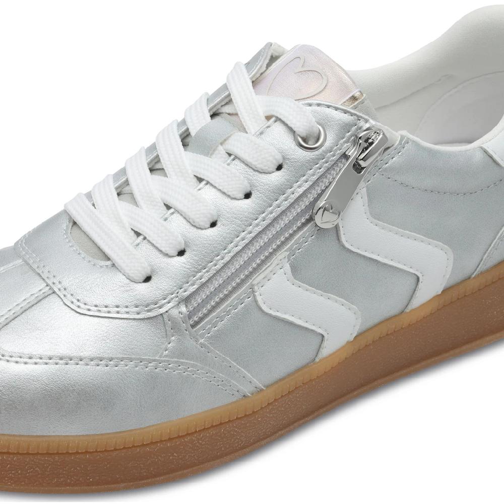MARCO TOZZI Plateausneaker Freizeitschuh Halbschuh Schnürschuh mit Kontrastbesatz bestellen Blitzangebot
