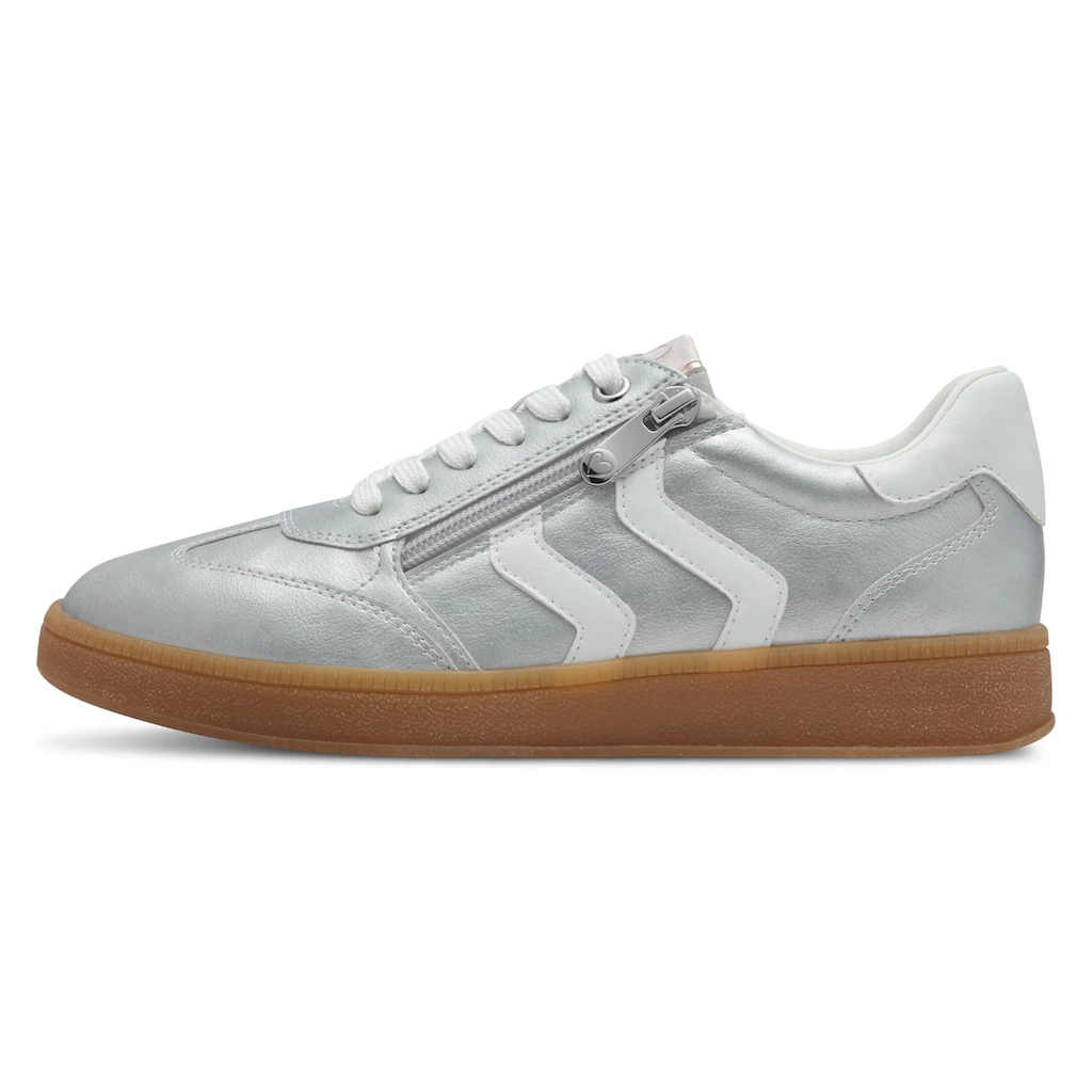 MARCO TOZZI Plateausneaker Freizeitschuh Halbschuh Schnürschuh mit Kontrastbesatz bestellen Blitzangebot