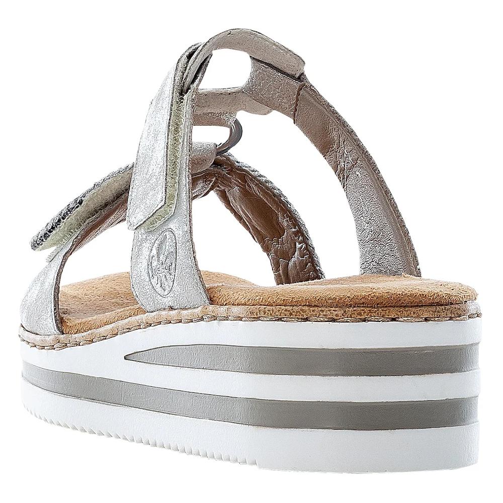 Rieker Pantolette Keilabsatz Sommerschuh Schlappen für den Sommer online kaufen Saisonale Angebote