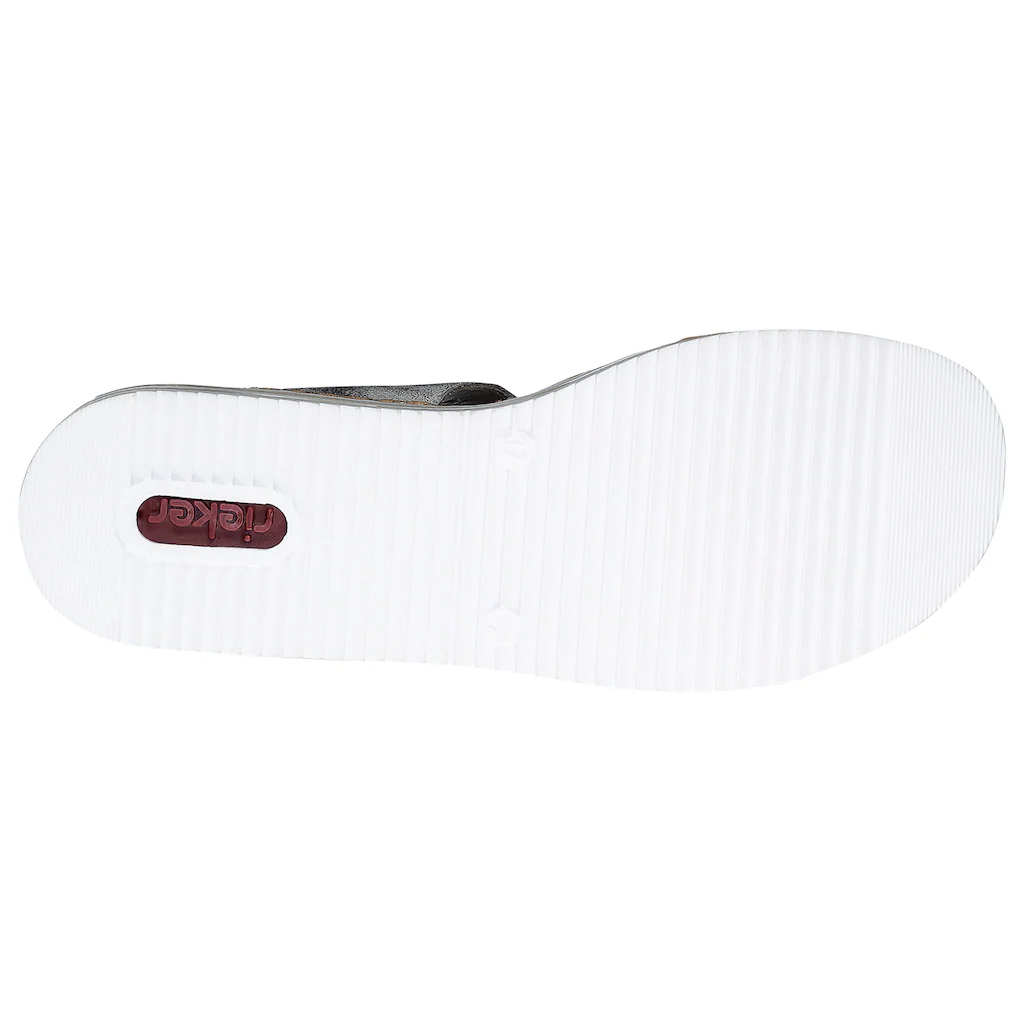 Rieker Pantolette Keilabsatz Sommerschuh Schlappen für den Sommer online kaufen Saisonale Angebote