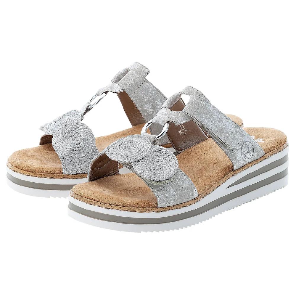 Rieker Pantolette Keilabsatz Sommerschuh Schlappen für den Sommer online kaufen Saisonale Angebote