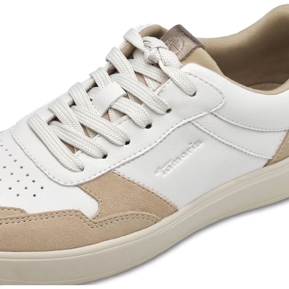 Tamaris Plateausneaker Freizeitschuh Halbschuh Schnürschuh mit Kontrastbesätzen kaufen Letzte 2 Tage
