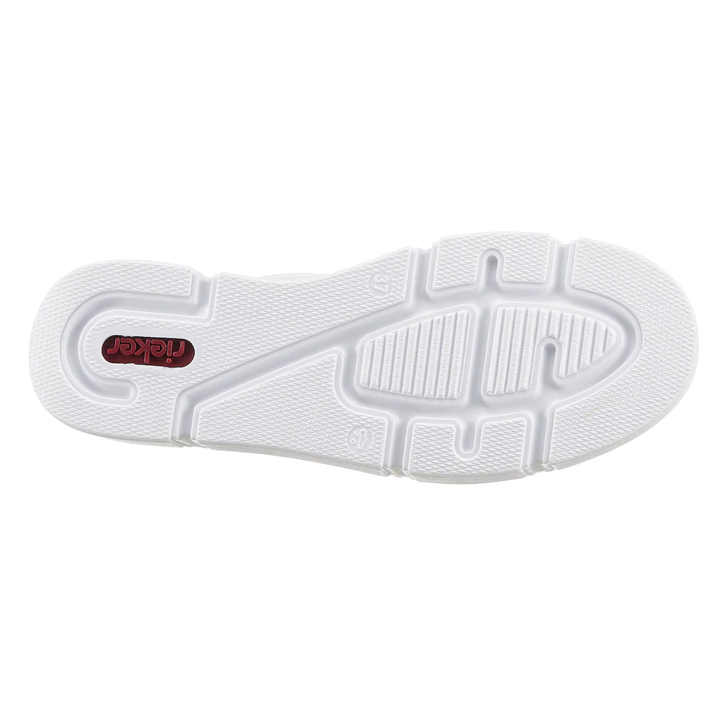 Rieker Plateausneaker mit goldfarbenen Details Freizeitschuh Halbschuh Schnürschuh online bestellen Discount Store für neue Produkte