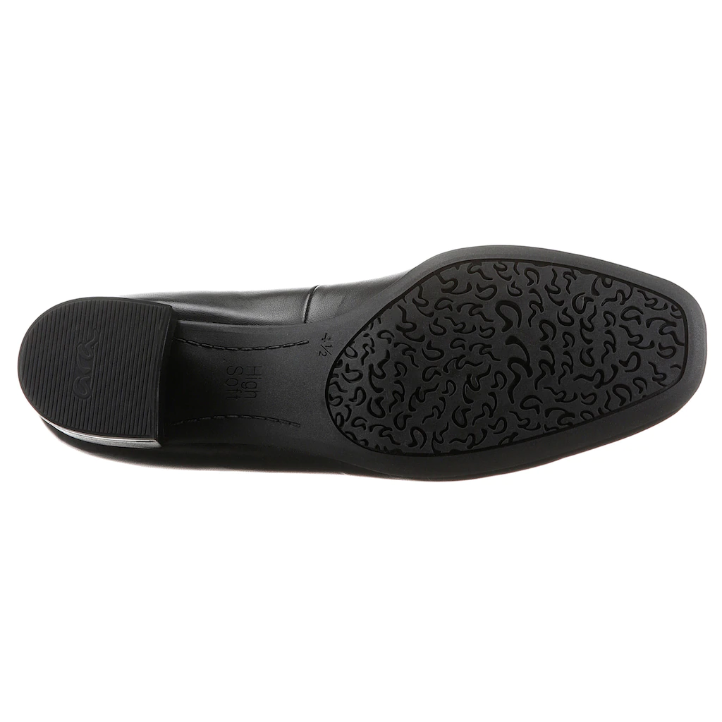 Ara Pumps »GRAZ« Abendschuh Festtagsschuh Blockabsatz glänzendes Detail am Absatz ▷ für 50% Rabatt mit kostenlosem Versand