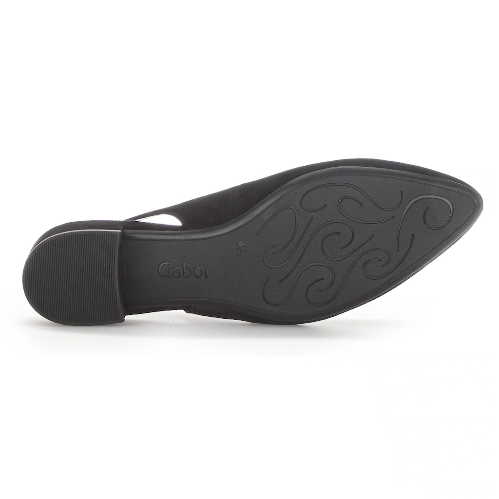 Gabor Slingpumps Abendschuh Sommerschuh Blockabsatz mit elastischem Riemchen bestellen Speichern exportieren