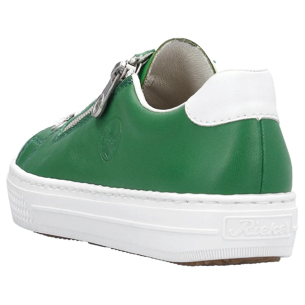 Rieker Plateausneaker mit seitlichem Reißverschluss Freizeitschuh Halbschuh Schnürschuh online kaufen zollfrei