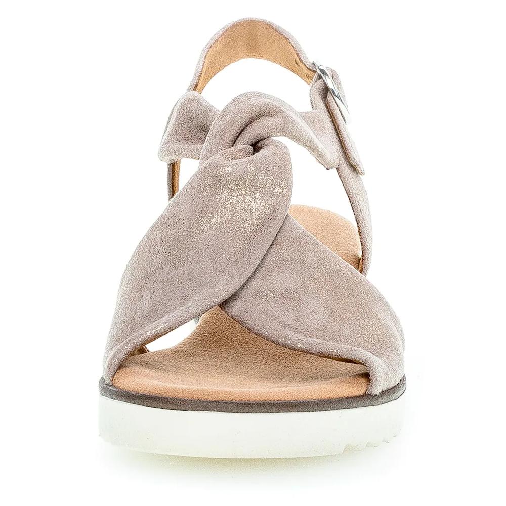 Gabor Keilsandalette »GENUA« Sommerschuh Sandale Keilabsatz mit Metallic-Effekt online bestellen Rabatt