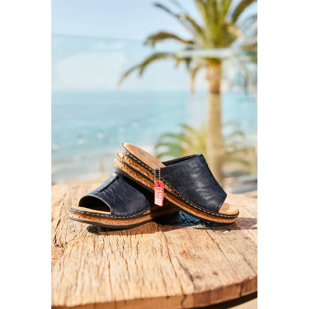 Rieker Pantolette Keilabsatz Sommerschuh 150 Jahre RIEKER Jubiläumsartikel kaufen Preisnachlass