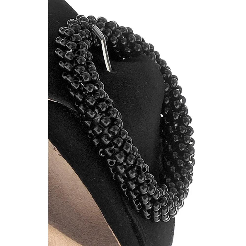 Gabor Pantolette Plateau Sommerschuh Schlappen mit Zierperlen an der Zierschnalle online bestellen Weihnachtsangebot
