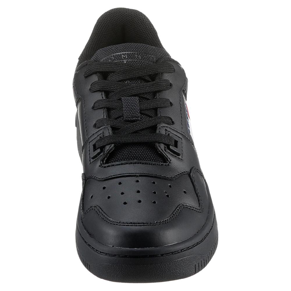 Tommy Jeans Plateausneaker »TJW RETRO BASKET ESS« Freizeitschuh Halbschuh Schnürschuh mit seitlicher Logoflagge online bestellen Valentinstagsangebot