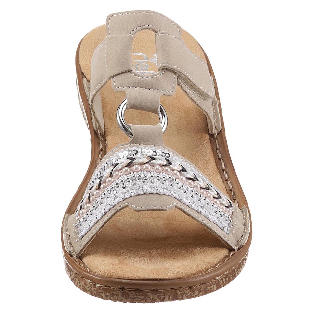 Rieker Pantolette mit modischem Schmuckring online kaufen Zeitlich begrenztes Angebot