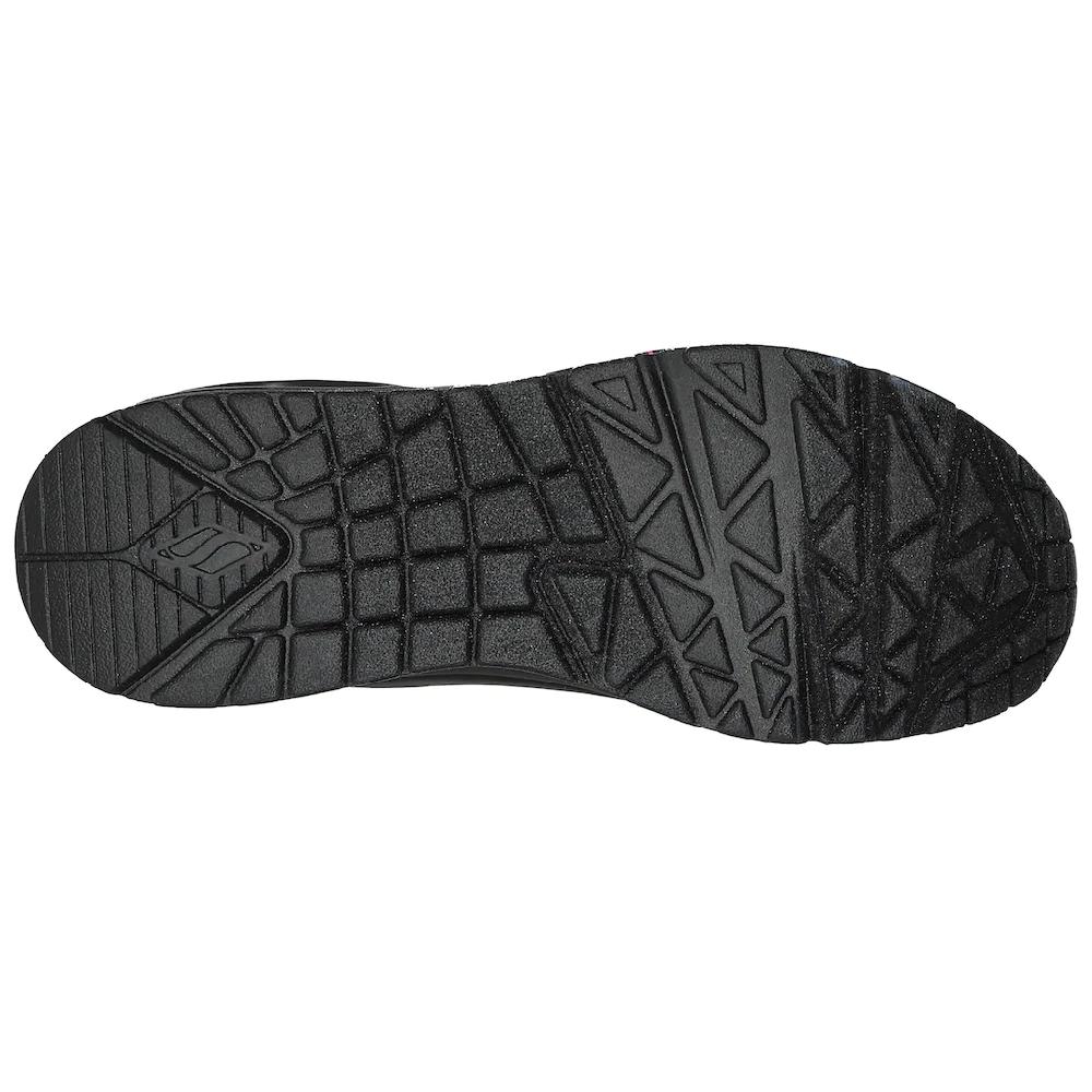 Skechers Sneaker »UNO DRIPPING IN LOVE« mit Herzen-Graffity-Print Freizeitschuh Halbschuh Schnürschuh bestellen Sonderangebote