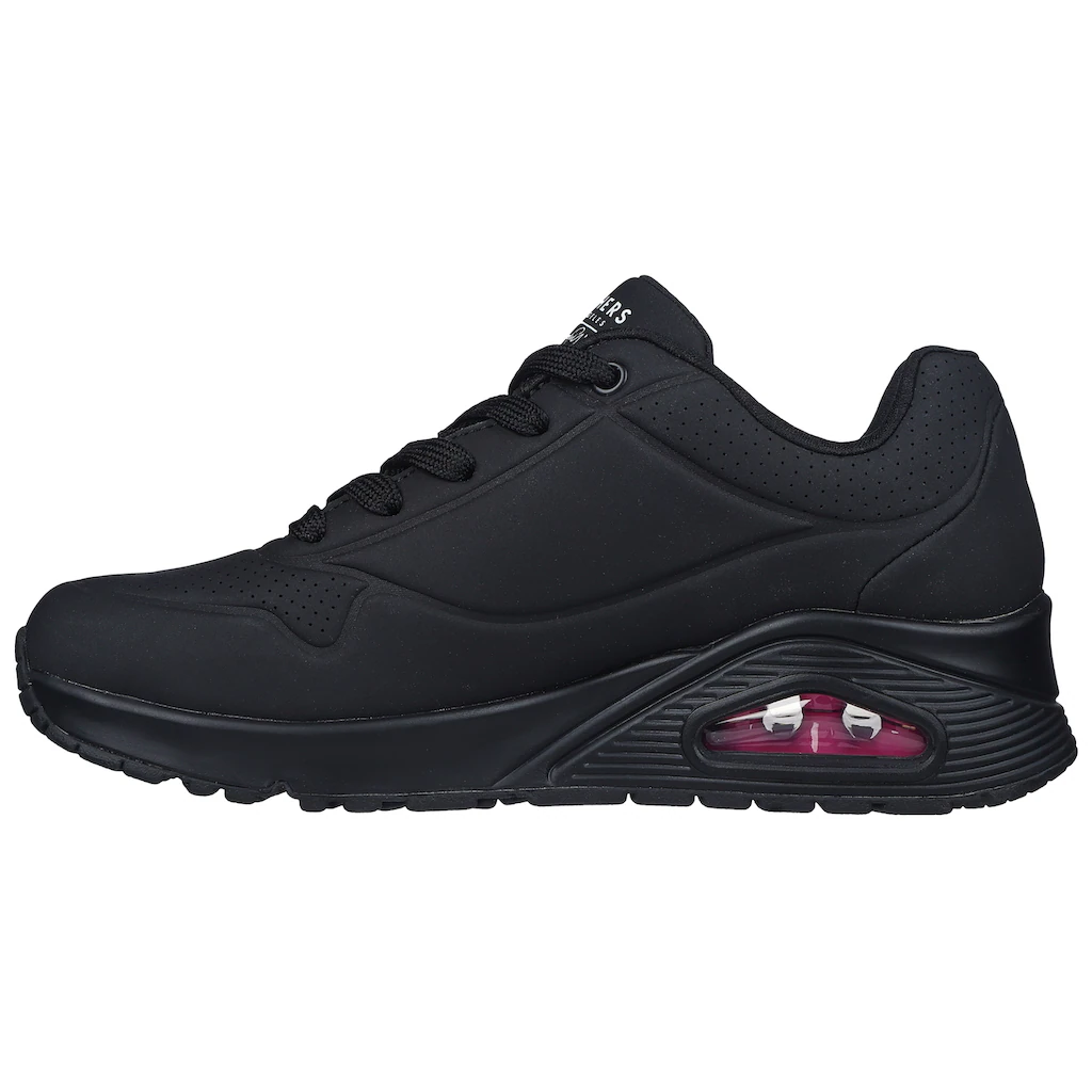 Skechers Sneaker »UNO DRIPPING IN LOVE« mit Herzen-Graffity-Print Freizeitschuh Halbschuh Schnürschuh bestellen Sonderangebote