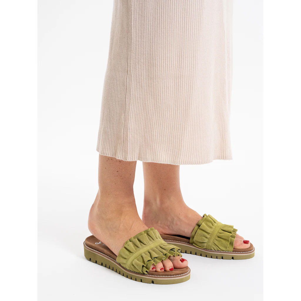 Ara Pantolette »KENT« Slides Flats Sandale mit geraffter Bandage VIP-Rabatte