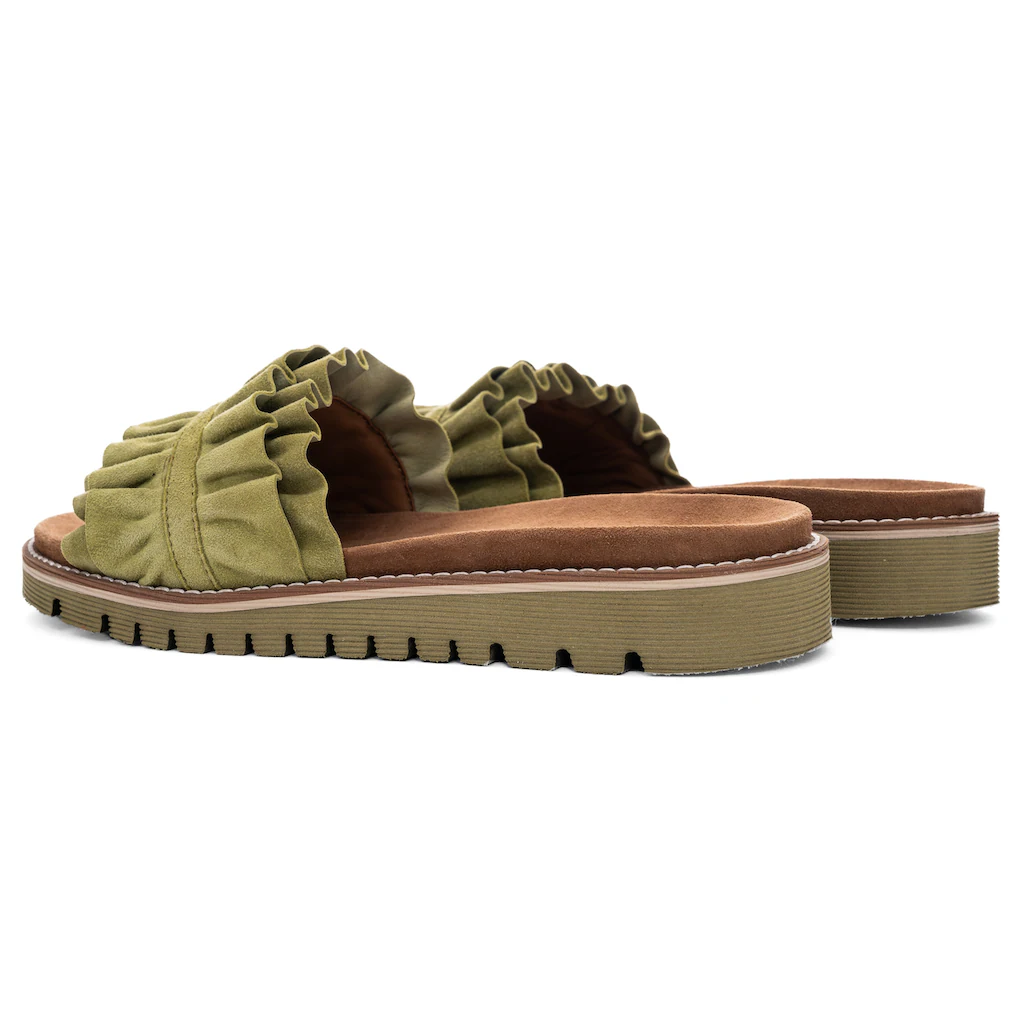 Ara Pantolette »KENT« Slides Flats Sandale mit geraffter Bandage VIP-Rabatte
