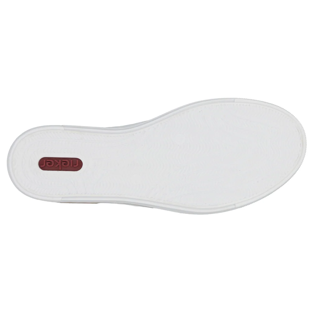 Rieker Plateausneaker harmonischen Kontrastdetails Freizeitschuh Halbschuh Schnürschuh online kaufen Letzter Tag