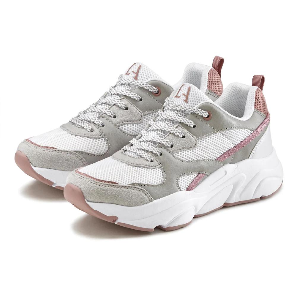 LASCANA Sneaker mit ultraleichter Chunky-Sohle Schnürhalbschuh Freizeitschuh kaufen Discount Store für neue Produkte