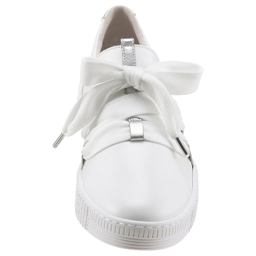 Gabor Slip-On Sneaker Schnürschuh Halbschuh Slipper mit aufgesetzter Zierschnürung 50% Rabatt mit kostenlosem Versand