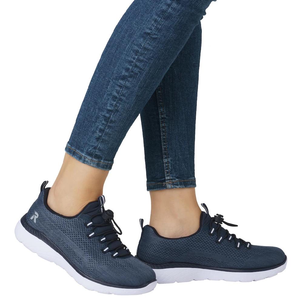 RIEKER Sport Slip-On Sneaker Schlupfschuh Halbschuh Freizeitsneaker mit MemoSoft-Ausstattung ▷ für Rabatt