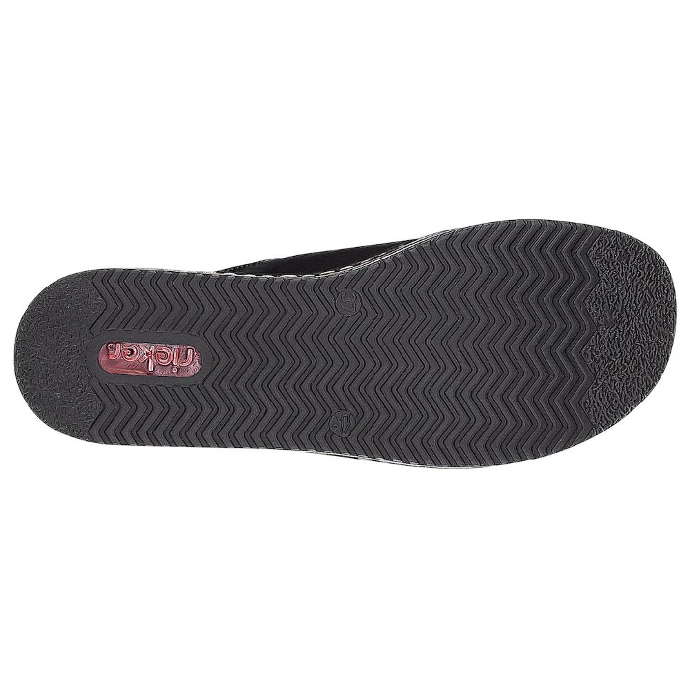 Rieker Pantolette Plateau Sommerschuh Schlappen in klassischer Optik online bestellen Saisonale Angebote