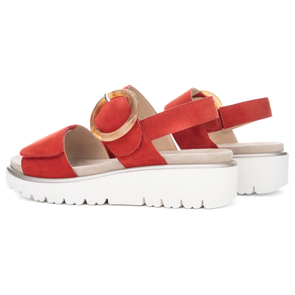 Ara Plateausandaletten »BILBAO« Sommerschuh Sandale Plateauabsatz mit Wechselfußbett G-Weite Outlet