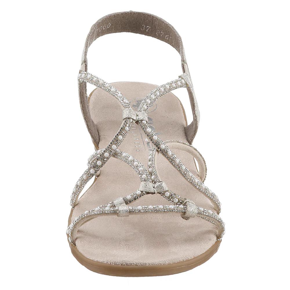 Rieker Riemchensandale Sommerschuh Sandalette Blockabsatz mit Gummizügen für guten Sitz kaufen Hotsell