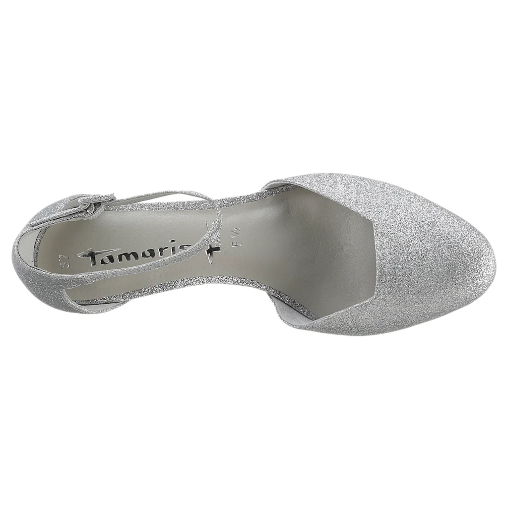 Tamaris Spangenpumps Abendschuh Festtagsschuh Brautschuh Trichterabsatz mit ANTIshokk kaufen Limitierter Zeitrabatt