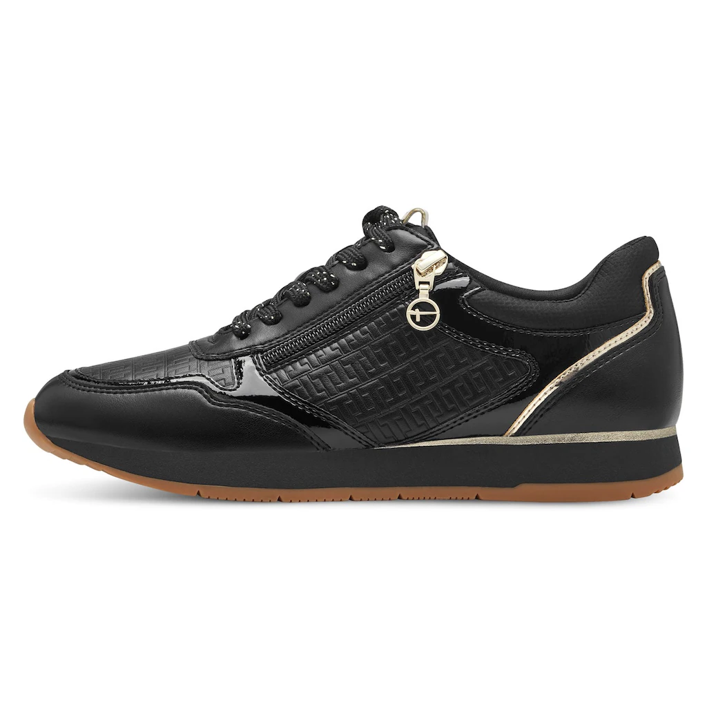 Tamaris Plateausneaker Freizeitschuh Halbschuh Schnürschuh mit dezenten Metallic-Details online bestellen Fabrikpreis