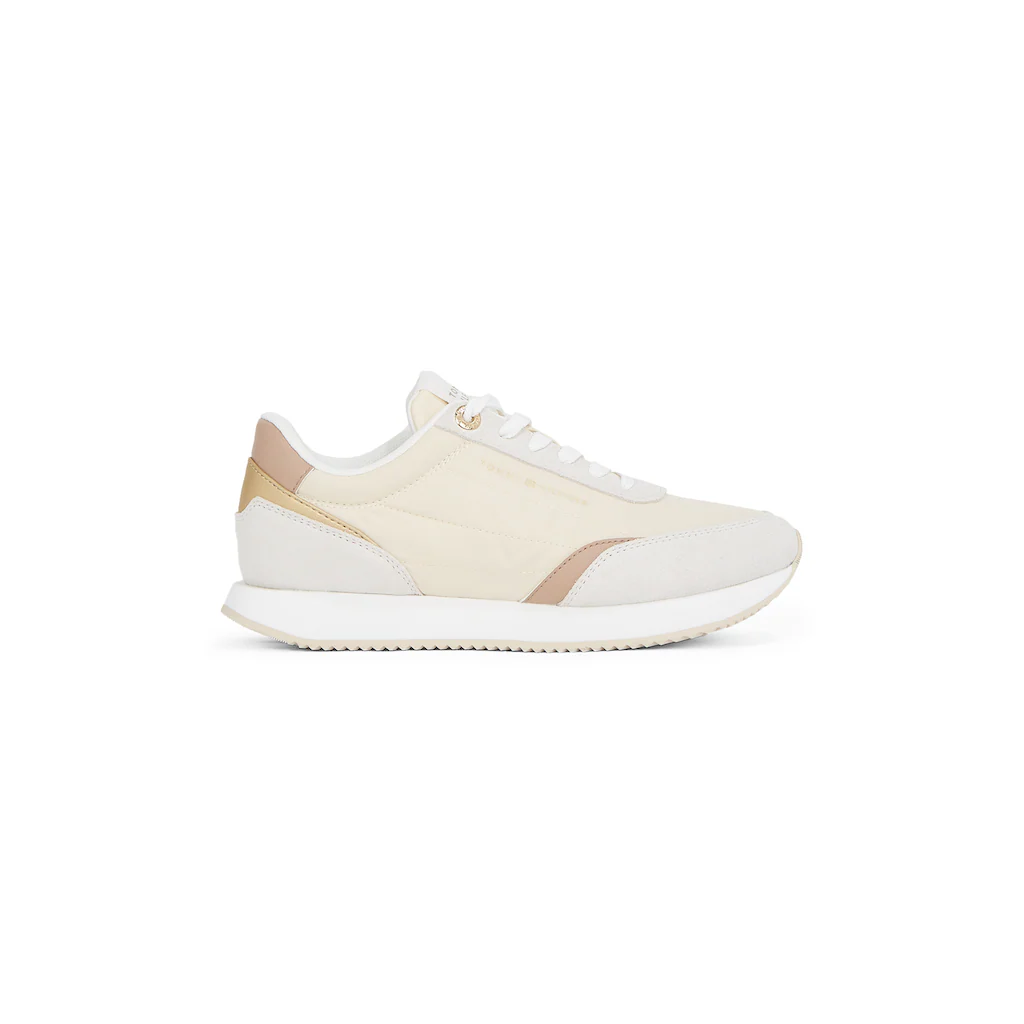 Tommy Hilfiger Plateausneaker »ESSENTIAL RUNNER« Freizeitschuh Halbschuh Schnürschuh mit Kontrastbesätzen online bestellen Weihnachtsangebot