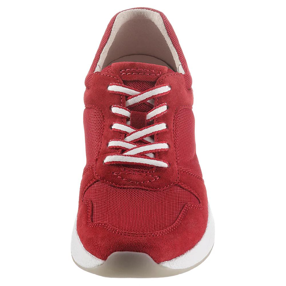 Gabor Rollingsoft Keilsneaker Freizeitschuh Halbschuh Schnürschuh im sommerlichem Materialmix online kaufen Kauf eins, bekomm eins gratis