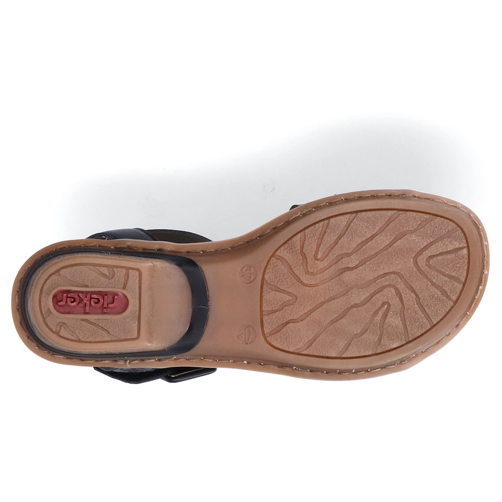 Rieker Sandalette Sommerschuh Sandale Keilabsatz mit Klett kaufen Begrenzte Freigabe