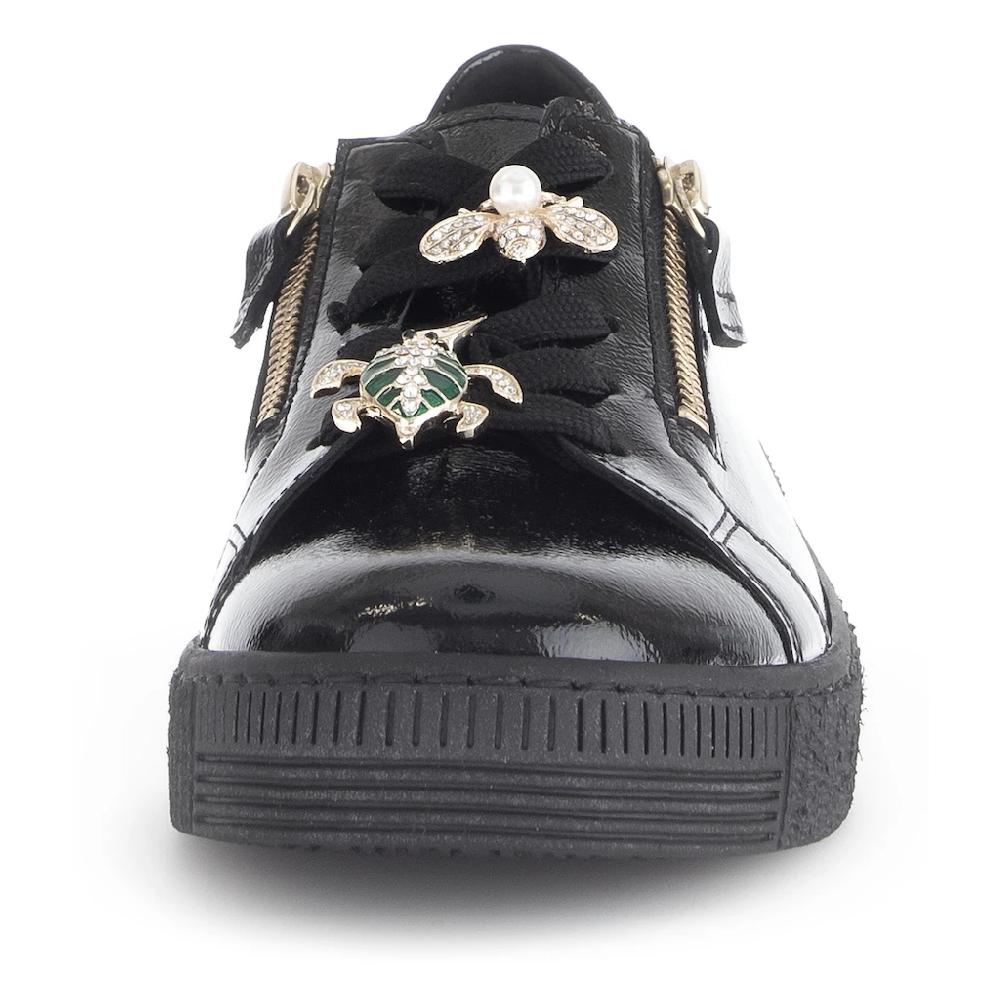 Gabor Plateausneaker Freizeitschuh Halbschuh Schnürer mit edlen Schmuck-Tiermotiven online bestellen Bis zu 60% Rabatt