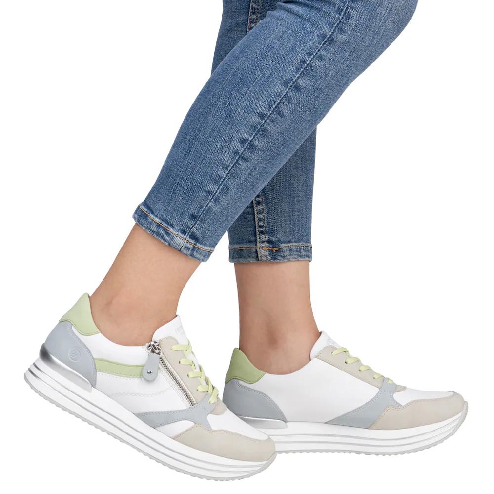 Remonte Plateausneaker Freizeitschuh Halbschuh Schnürschuh mit loser Soft-Einlage ▷ für Clearance-Verkauf