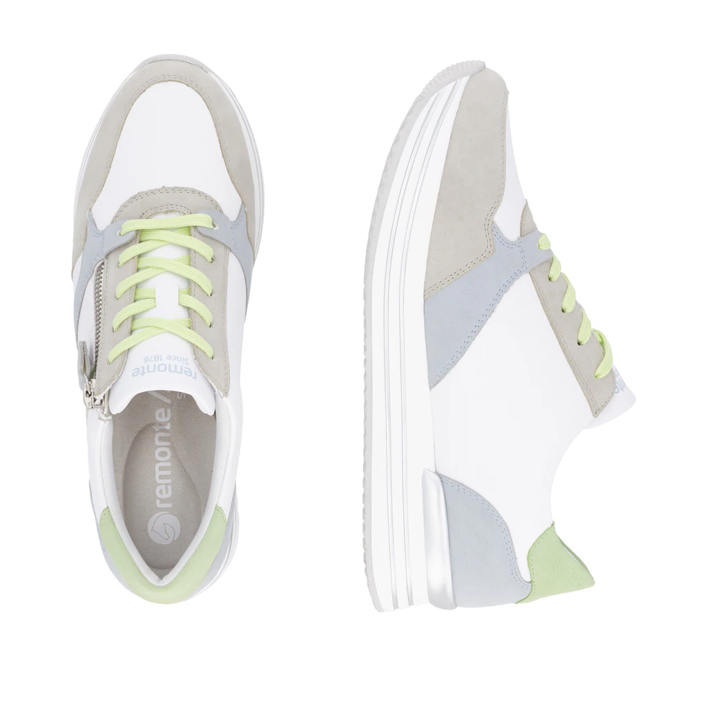 Remonte Plateausneaker Freizeitschuh Halbschuh Schnürschuh mit loser Soft-Einlage ▷ für Clearance-Verkauf
