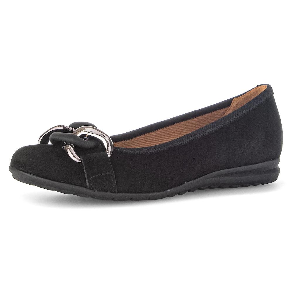 Gabor Ballerina »FLORENZ« Flache Schuhe Slipper in abgerundeter Form online kaufen