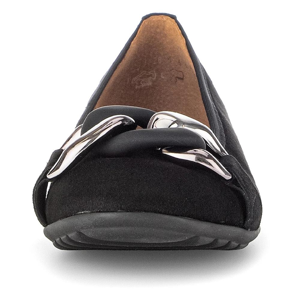 Gabor Ballerina »FLORENZ« Flache Schuhe Slipper in abgerundeter Form online kaufen Auslauf
