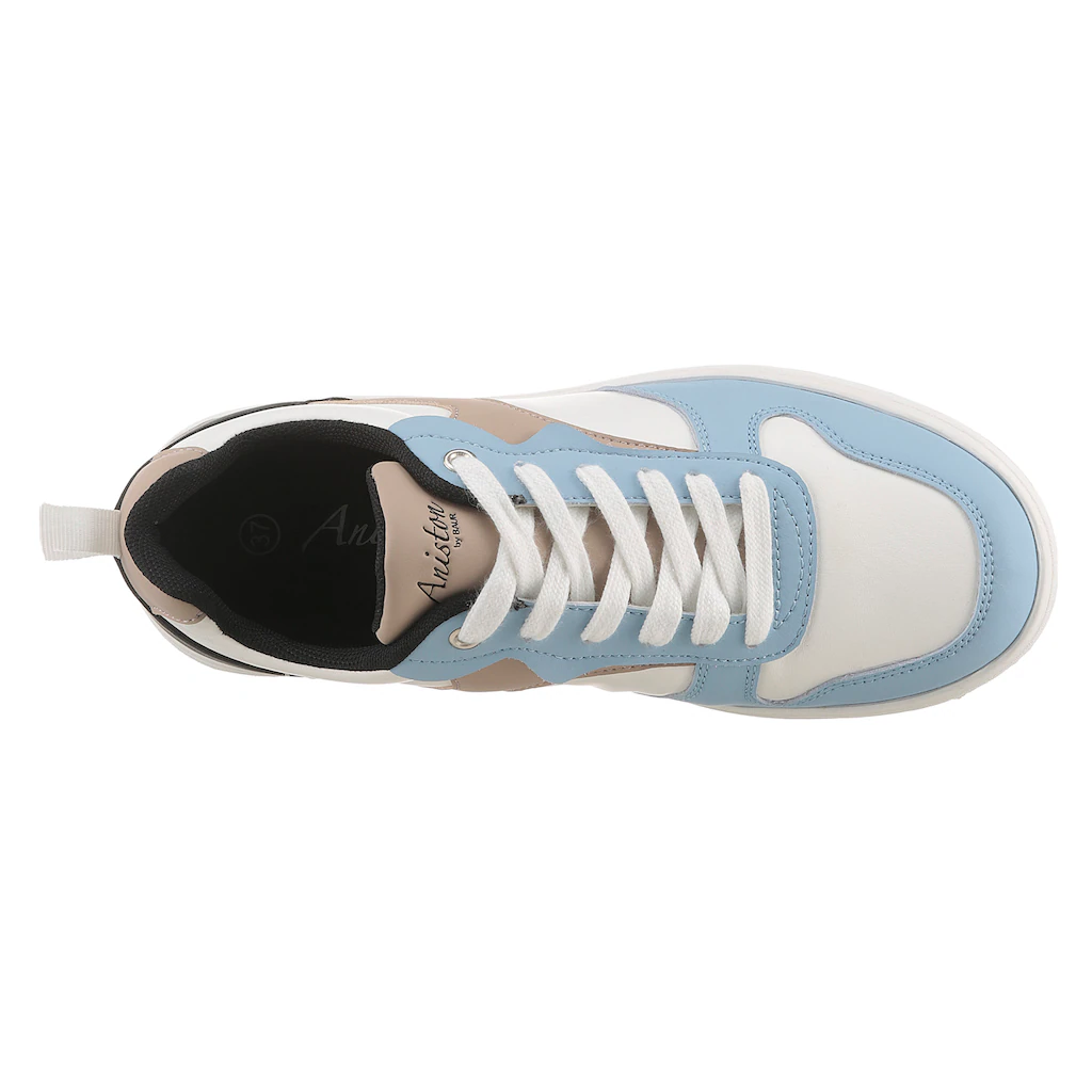 Aniston SHOES Sneaker Freizeitschuh Halbschuh Schnürschuh - NEUE KOLLEKTION auf Rechnung Schlussverkauf