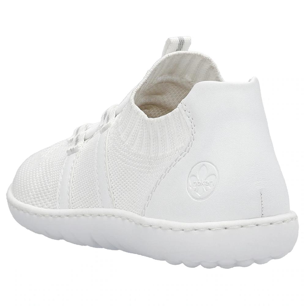 Rieker Slip-On Sneaker »Barfußschuh« Slipper Freizeitschuh Halbschuh mit elastischem Strickschaft online kaufen Flash Sale