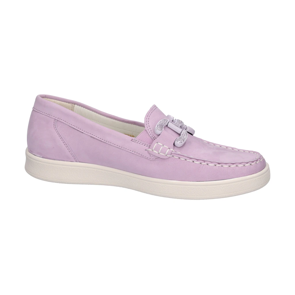 Waldläufer Mokassin »H-DAISY« Slipper Bequemschuh Schlupfschuh H-Weite mit Strass-Steinchen Cyber Monday