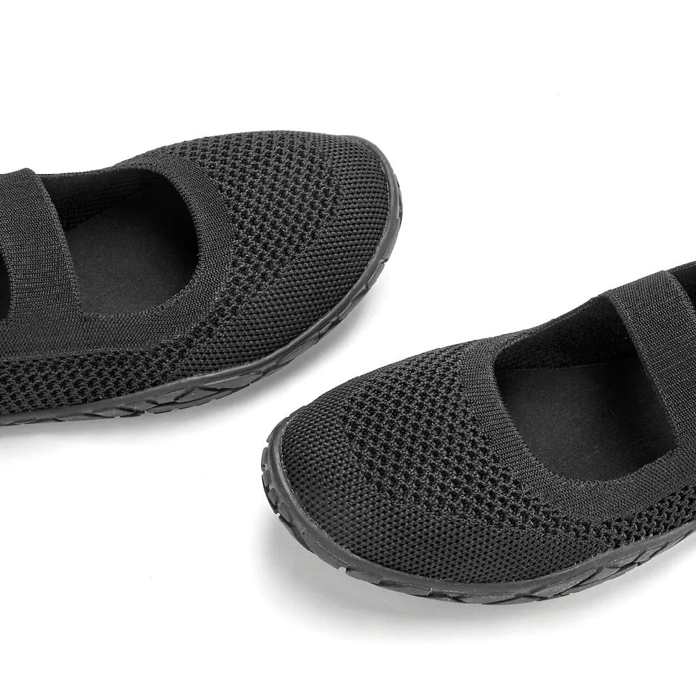 LASCANA Sneaker Ballerinas »Riemchenballerina Slip-On-Sneaker« Freizeitschuh Slipper Halbschuh superleicht flexible Sohle VEGAN bestellen Vatertagsangebot