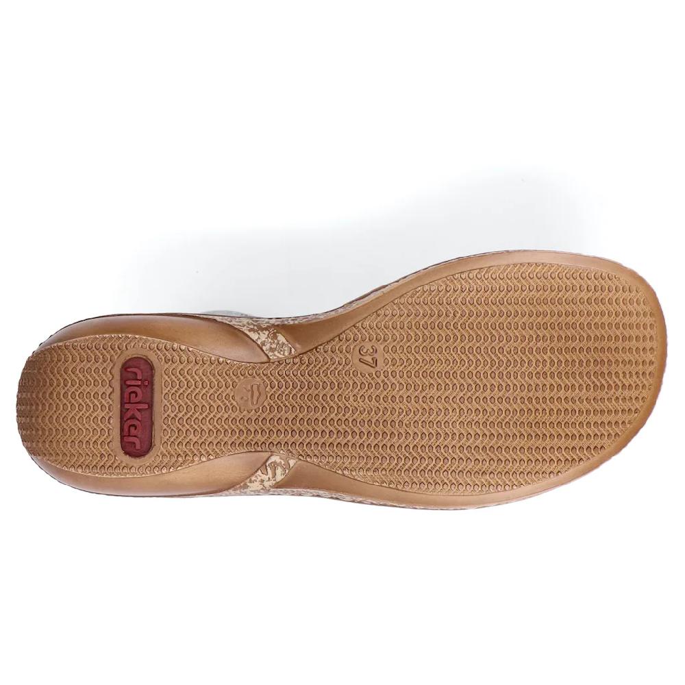 Rieker Riemchensandale Sommerschuh Sandalette Keilabsatz mit Zierperlen besetzt bestellen JETZT KAUFEN