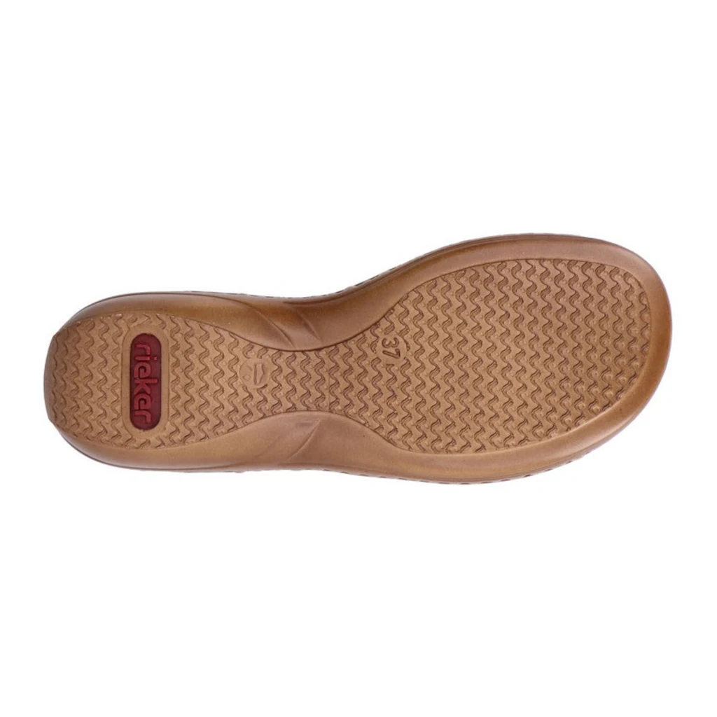 Rieker Riemchensandale Sommerschuh Sandalette Keilabsatz mit Schmucksteinen besetzt bestellen Speichern exportieren