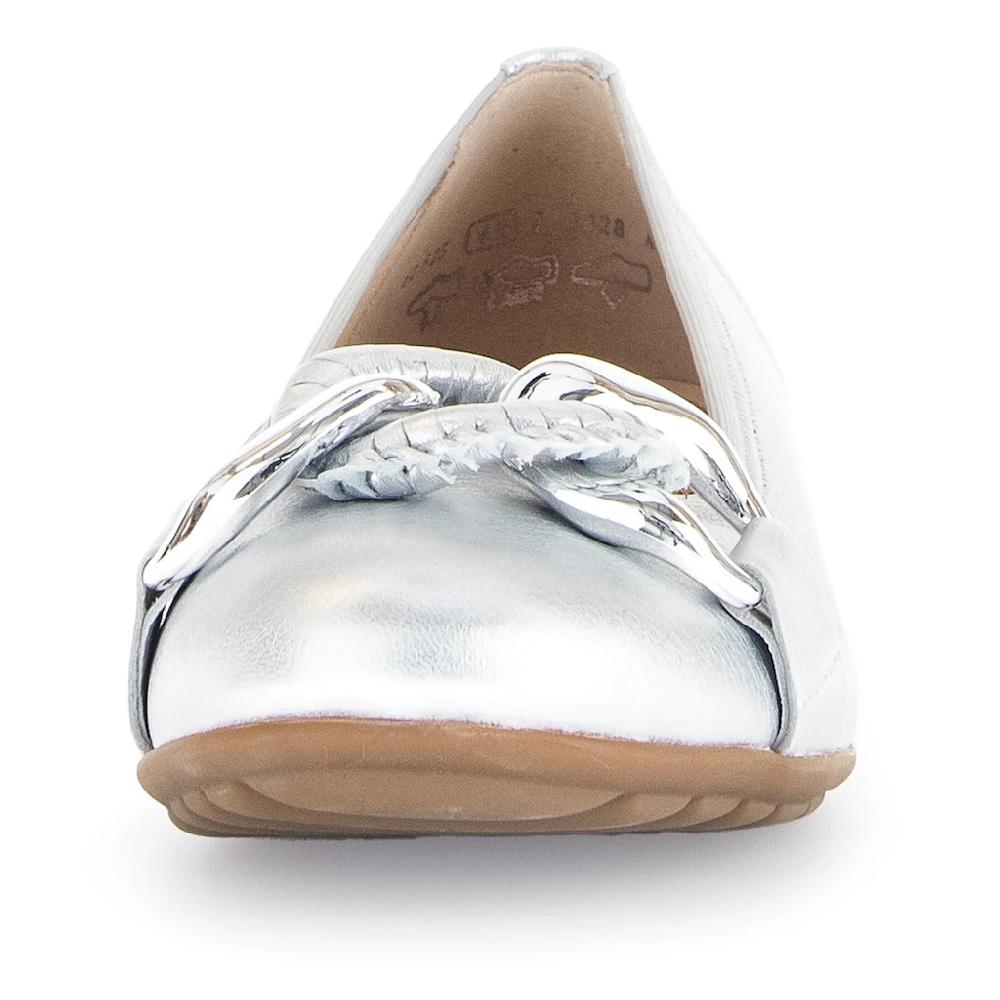 Gabor Ballerina »FLORENZ« Keilabsatz Businessschuh Halbschuh Schlupfschuh mit Zierkette bestellen Begrenztes Angebot