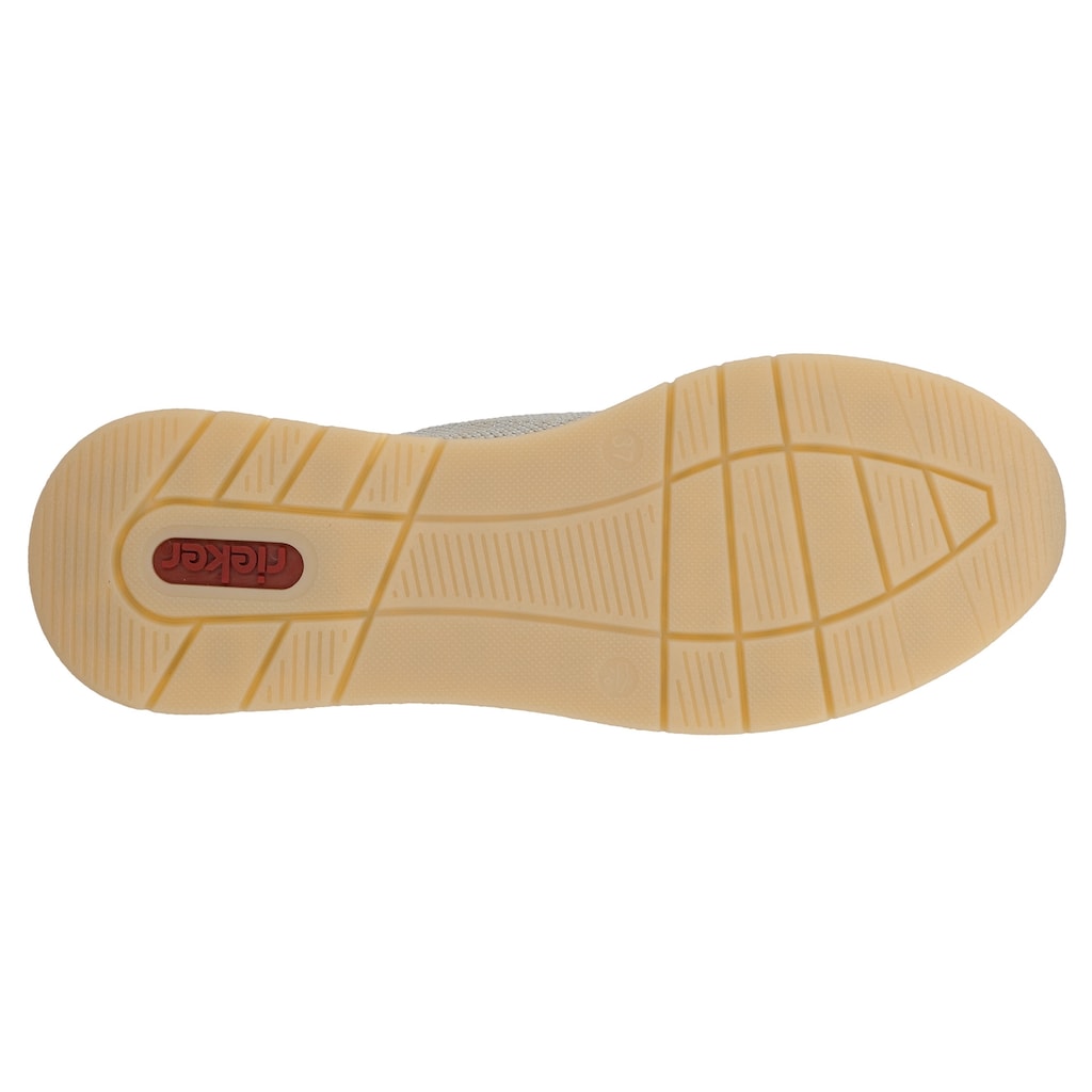 Rieker Slip-On Sneaker Slipper Schlupfschuh Halbschuh Freizeitsneaker mit Anziehlasche ▷ für Valentinstagsangebot