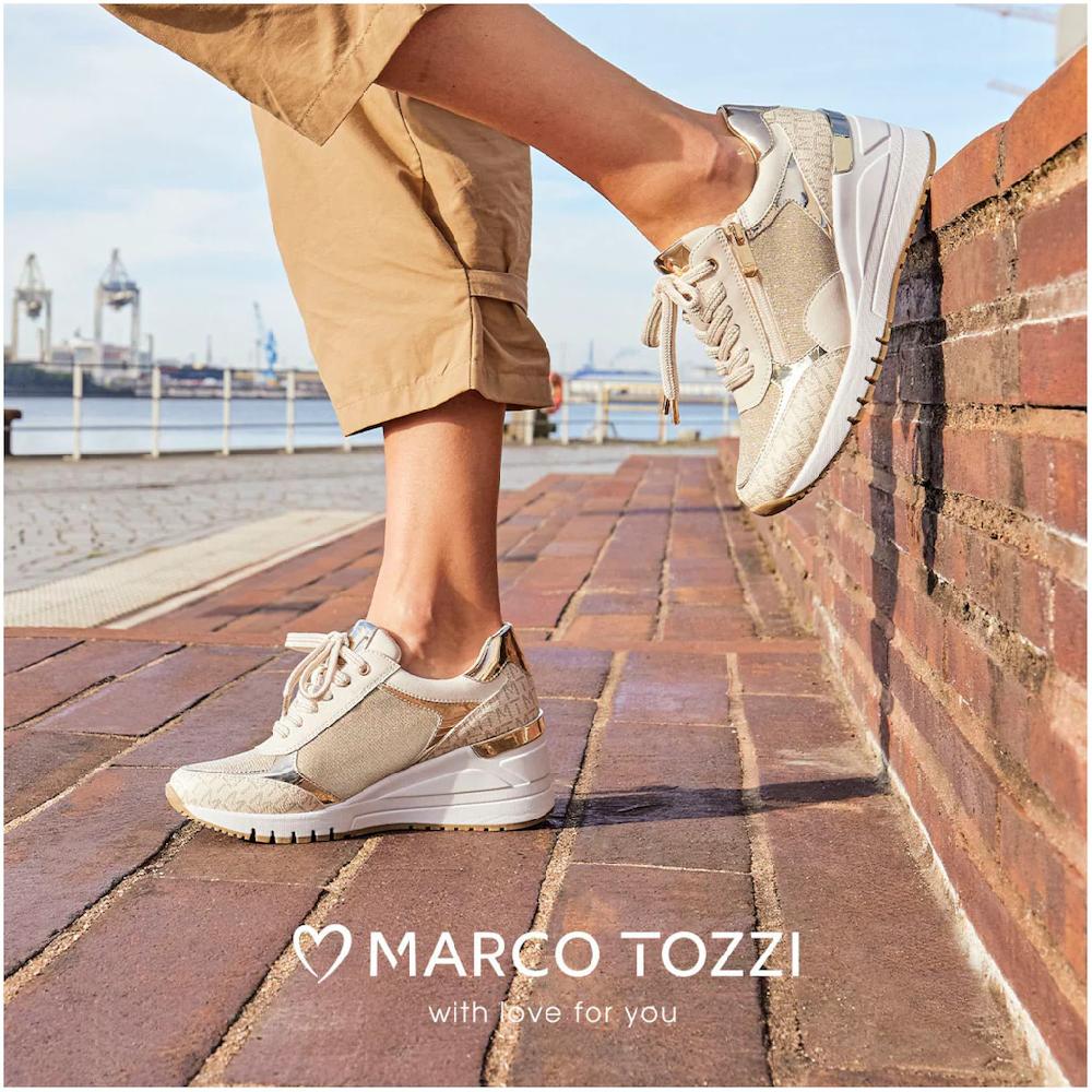 MARCO TOZZI Keilsneaker Freizeitschuh Halbschuh Schnürschuh in veganer Verarbeitung online bestellen Tägliche Deals