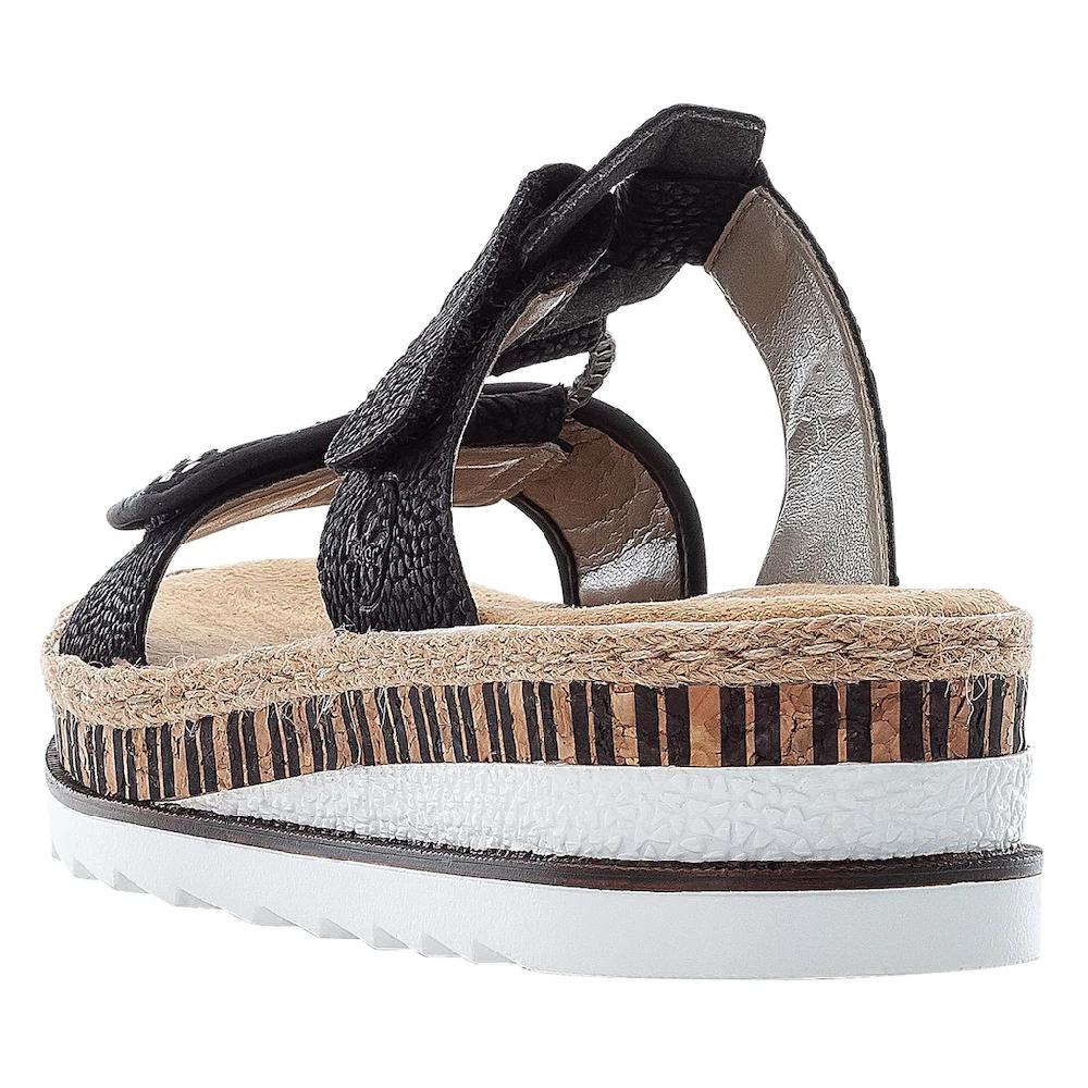 Rieker Pantolette Keilabsatz Sommerschuh Schlappen mit weicher Innensohle online kaufen JETZT KAUFEN