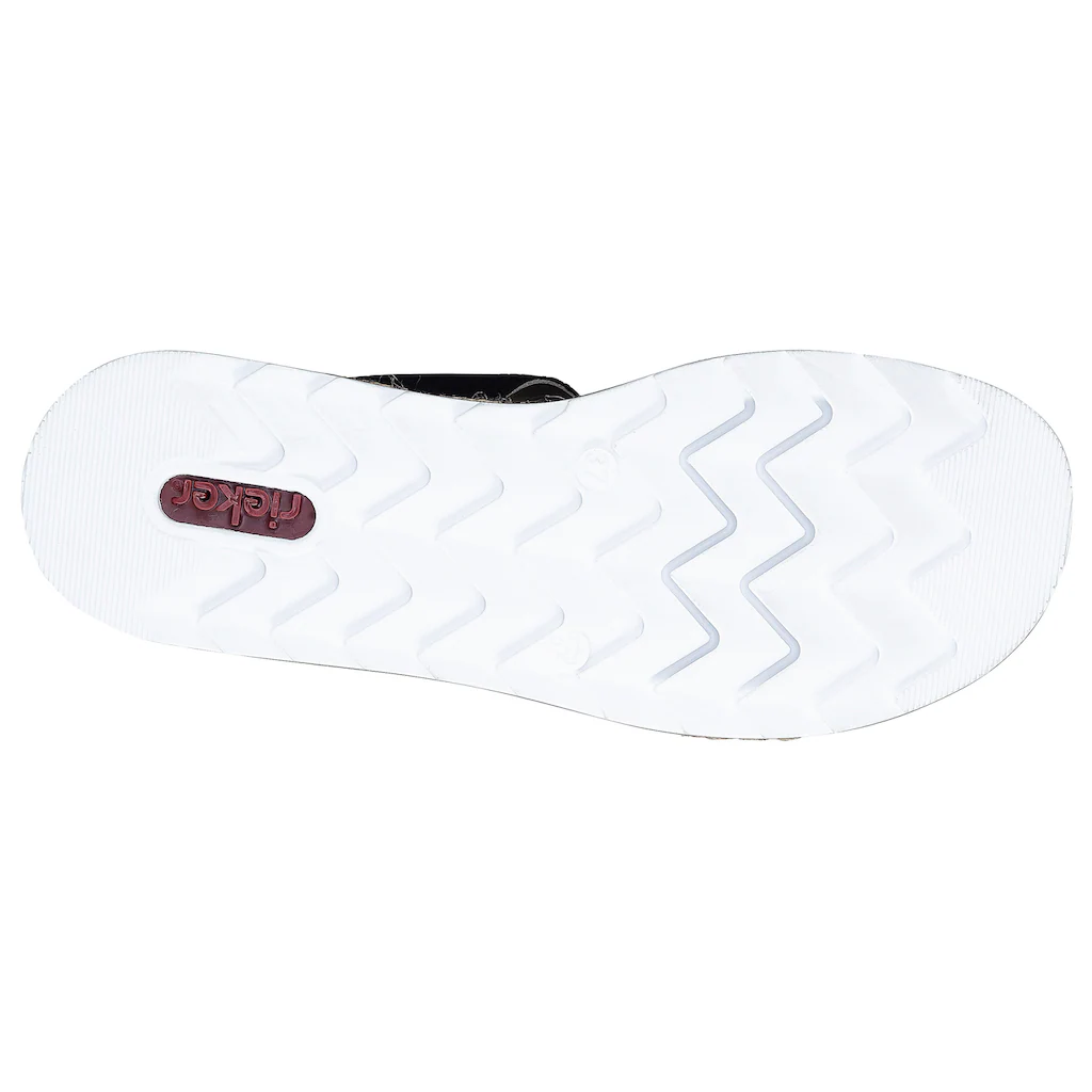 Rieker Pantolette Keilabsatz Sommerschuh Schlappen mit weicher Innensohle online kaufen JETZT KAUFEN