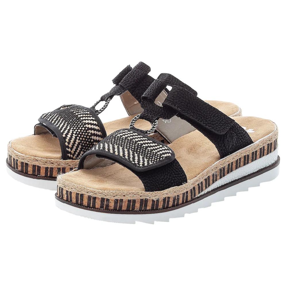 Rieker Pantolette Keilabsatz Sommerschuh Schlappen mit weicher Innensohle online kaufen JETZT KAUFEN