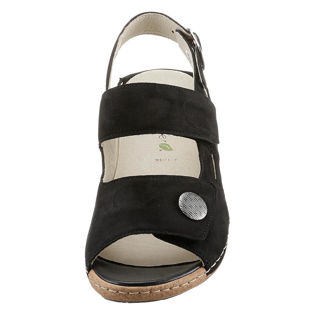 Waldläufer Riemchensandale »HELIETT« Sommerschuh Sandalette Keilabsatz mit Wechselfußbett H-Weite kaufen Letzte 2 Tage