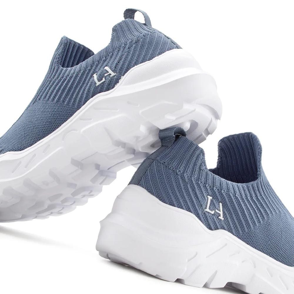 LASCANA Sneaker »Slip-On-Sneaker Halbschuh Slipper« Freizeitschuh elastisches Mesh leichte Sohle VEGAN bestellen 50% Rabatt mit kostenlosem Versand